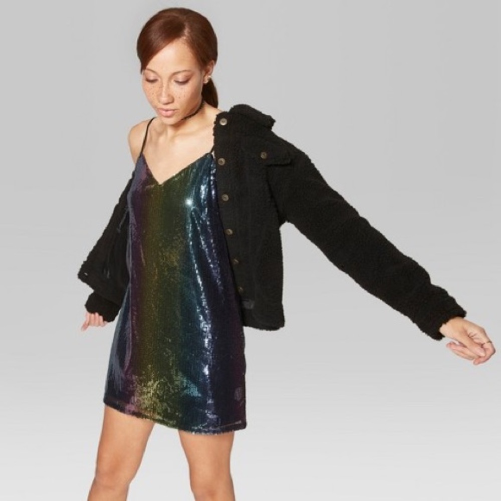 Target Sequin Spaghetti Strap Dress